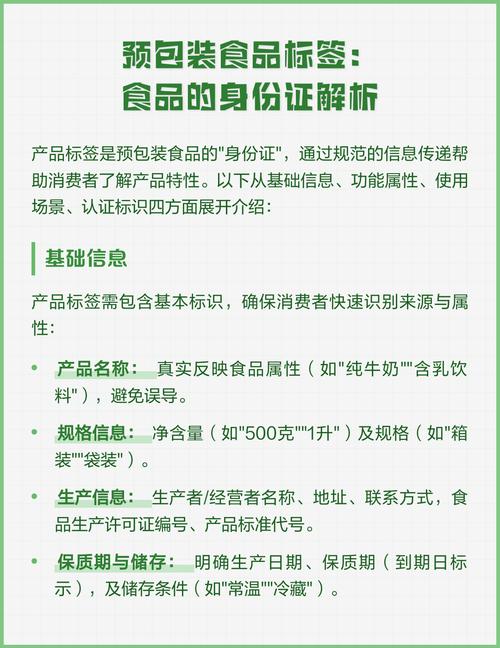 预包装食品标签:食品的身份证解析